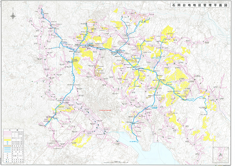 石岡台地管内図